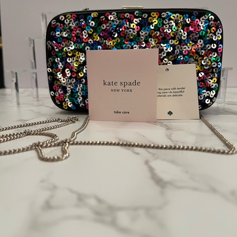 Kate Spade Sequin Tonight Crossbody Clutch